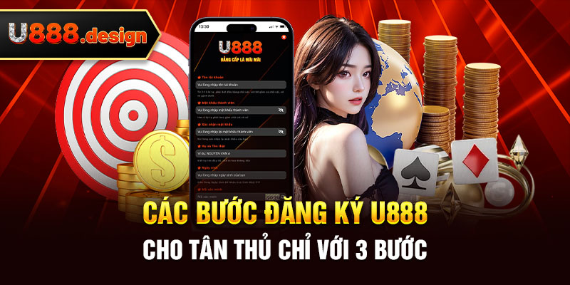 các bước đăng ký U888 cho tân thủ chỉ với 3 bước